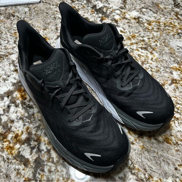 Hoka One One Arahi 6 Running Shoe Black Mens Size 11.5 D - Picture 2 of 8